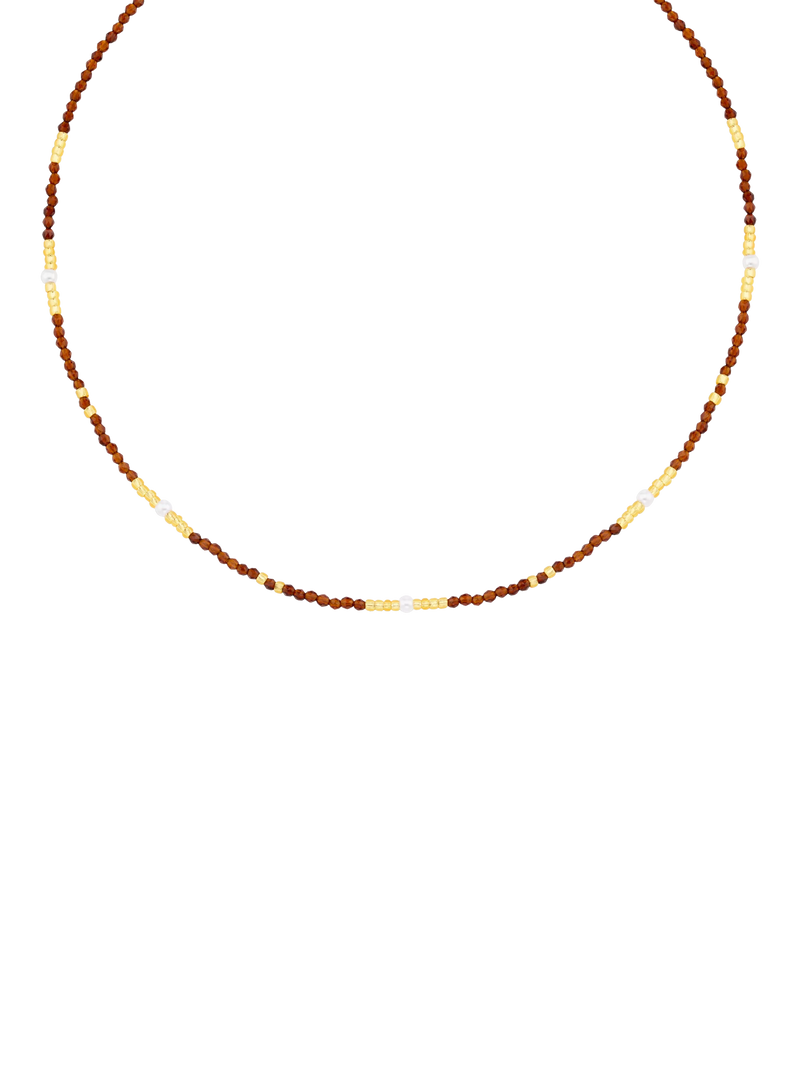 Orelia sunset bead and pearl necklace - British product