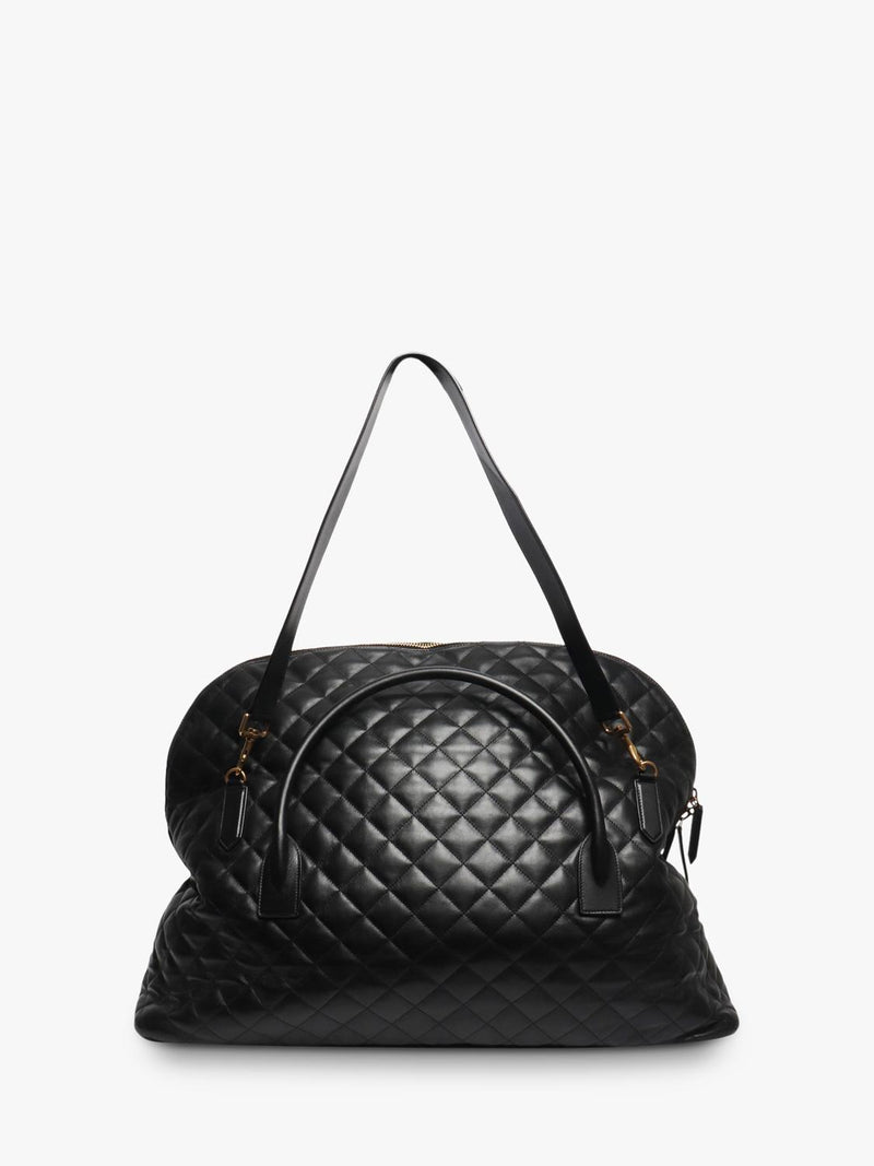 SAINT LAURENT giant travel bag in black, imported from the UK