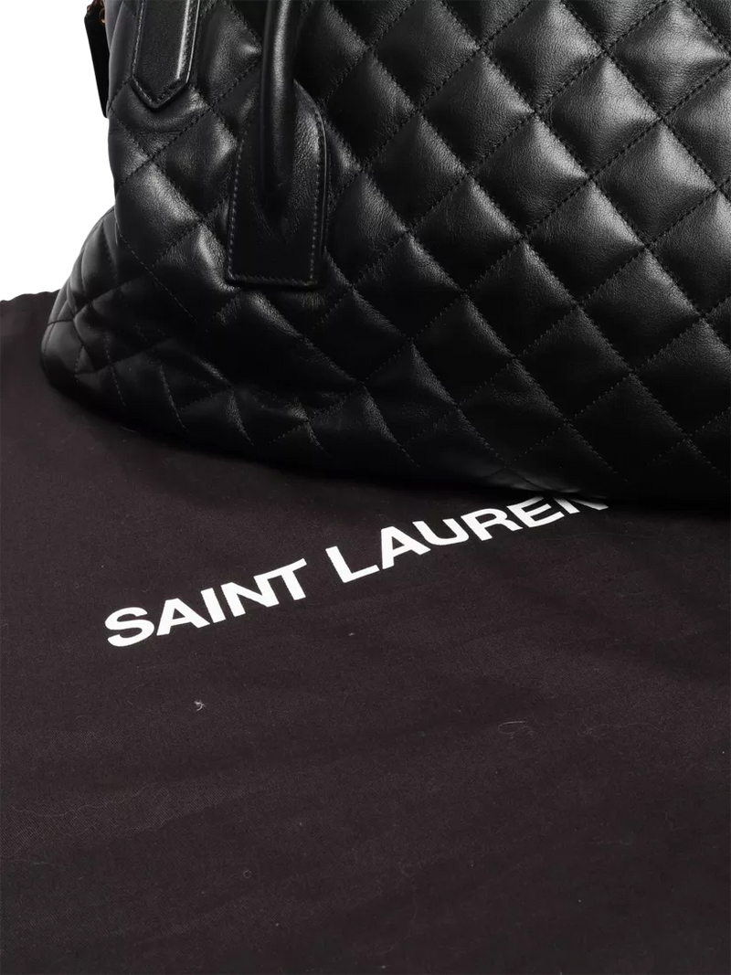 SAINT LAURENT giant travel bag in black, imported from the UK