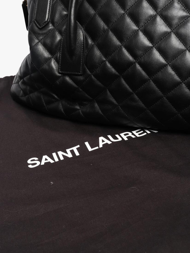 SAINT LAURENT giant travel bag in black, imported from the UK