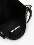 Pre-loved Marni embellished leather clutch with gold hardware - British product