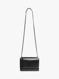 SAINT LAURENT medium Sunset crossbody bag black leather, UK version