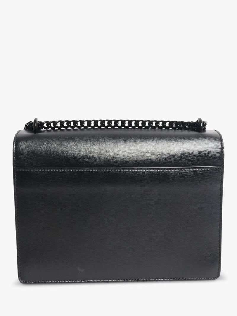 SAINT LAURENT medium Sunset crossbody bag black leather, UK version
