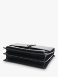 SAINT LAURENT medium Sunset crossbody bag black leather, UK version
