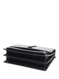 SAINT LAURENT medium Sunset crossbody bag black leather, UK version
