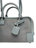 LOEWE Mini Amazona suede crossbody bag blue, imported from the UK