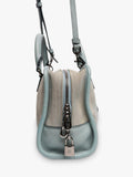 LOEWE Mini Amazona suede crossbody bag blue, imported from the UK