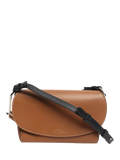 Smythson Equestrian leather crossbody bag brown gold hardware - British product