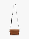 Smythson Equestrian leather crossbody bag brown gold hardware - British product