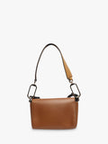 Smythson Equestrian leather crossbody bag brown gold hardware - British product