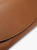 Smythson Equestrian leather crossbody bag brown gold hardware - British product