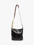 SAINT LAURENT brown leather vintage Mombasa bag (British brand)