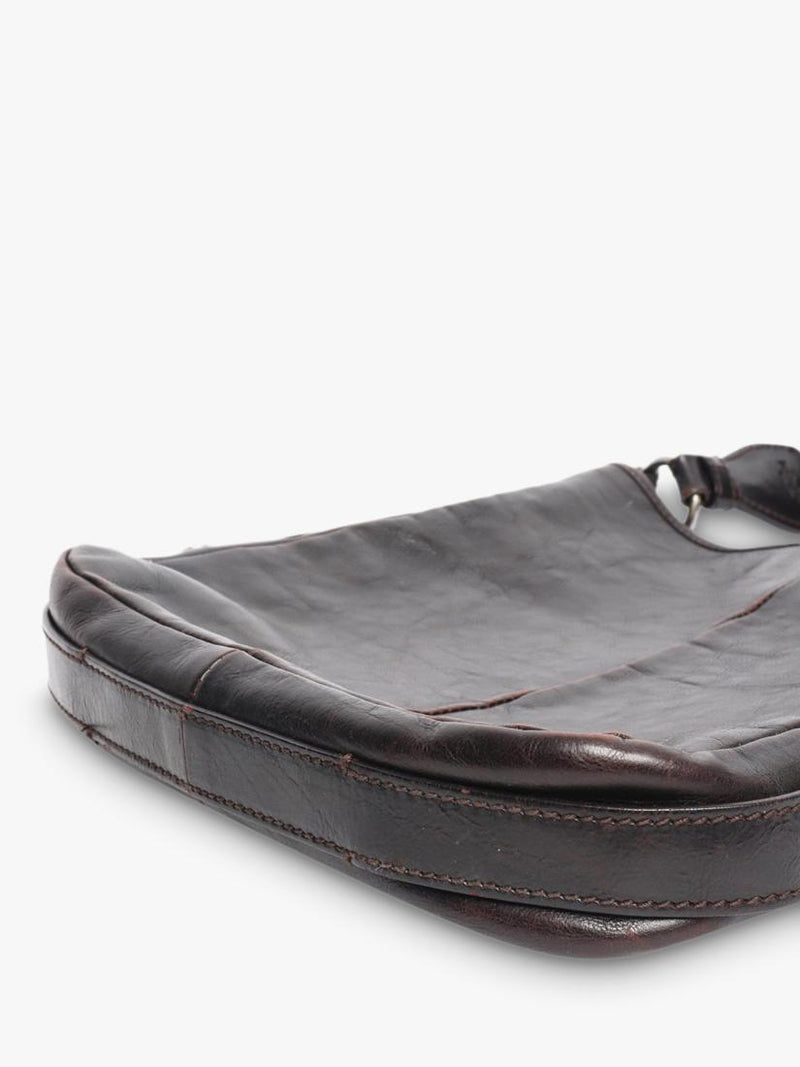 SAINT LAURENT brown leather vintage Mombasa bag (British brand)