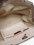 Pre-loved Valentino Rockstud shoulder bag cream leather, imported from the UK