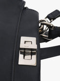 Pre-loved Fendi Peekaboo navy leather 2-way bag - British product