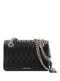 Miu Miu Matelassé leather chain bag black (British brand)