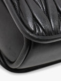 Miu Miu Matelassé leather chain bag black (British brand)