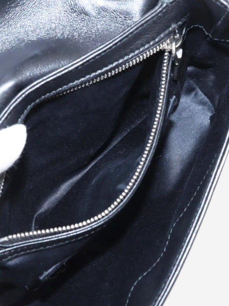 Miu Miu Matelassé leather chain bag black (British brand)