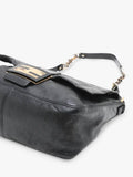 Fendi Mama Baguette shoulder bag black leather 33cm - British product