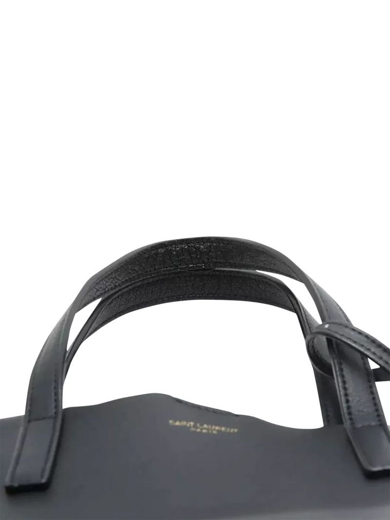 Saint Laurent black leather tote bag - British product