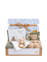 John Lewis Bumbles & Boo Little & Loved New Baby Gift Hamper with Personalised Card- Buy online at McGrocer