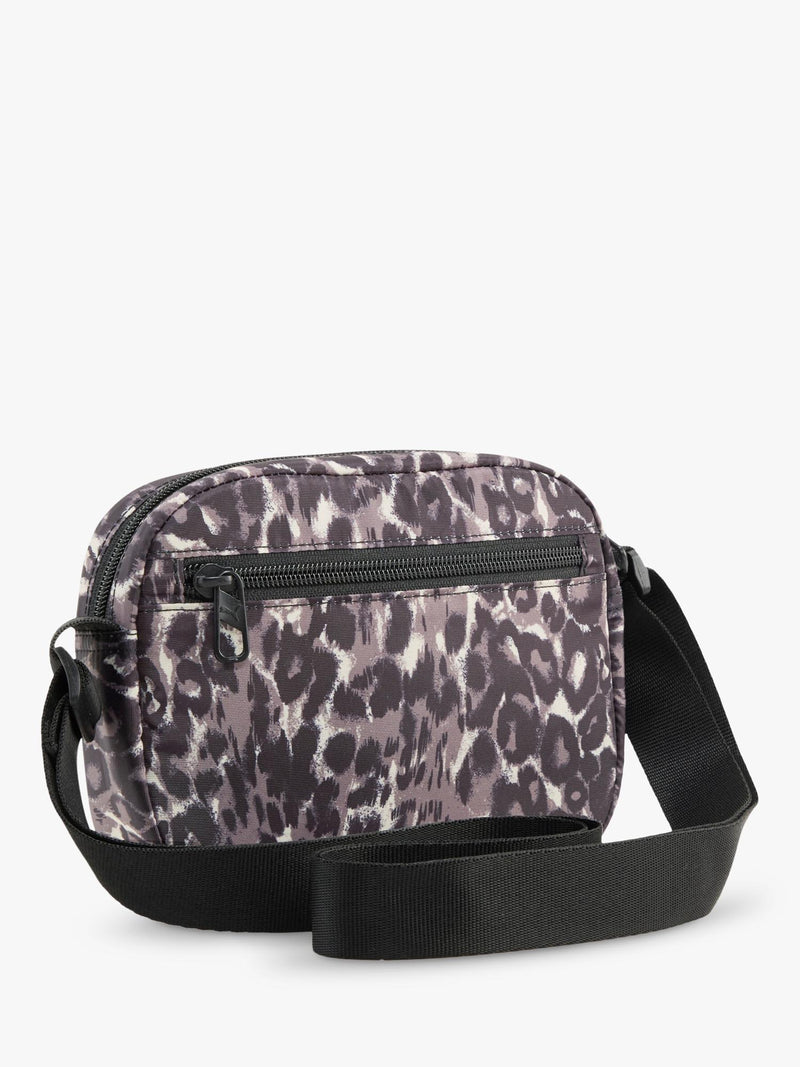 PUMA cross body bag black leopard print 1L - British product