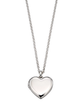 Little Star Olivia silver heart locket for children, UK version