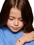 Little Star Lexi silver heart necklace for girls (British brand)