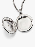 Little Star kids silver locket with diamond 38cm (British brand)