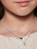 Little Star kids' Isla pearl pendant on silver chain (British brand)
