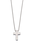 Little Star silver cross pendant necklace for boys - British product