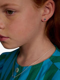 Little Star Eden cross stud earrings sterling silver - British product