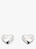 Little Star heart stud earrings sterling silver - (British brand)