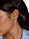 Little Star Kids' Emily Heart stud earrings rose gold, UK version