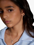 Little Star Kids' Emily Heart stud earrings rose gold, UK version