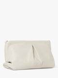 Osprey London Carina Luxe leather shrug bag light stone - British product
