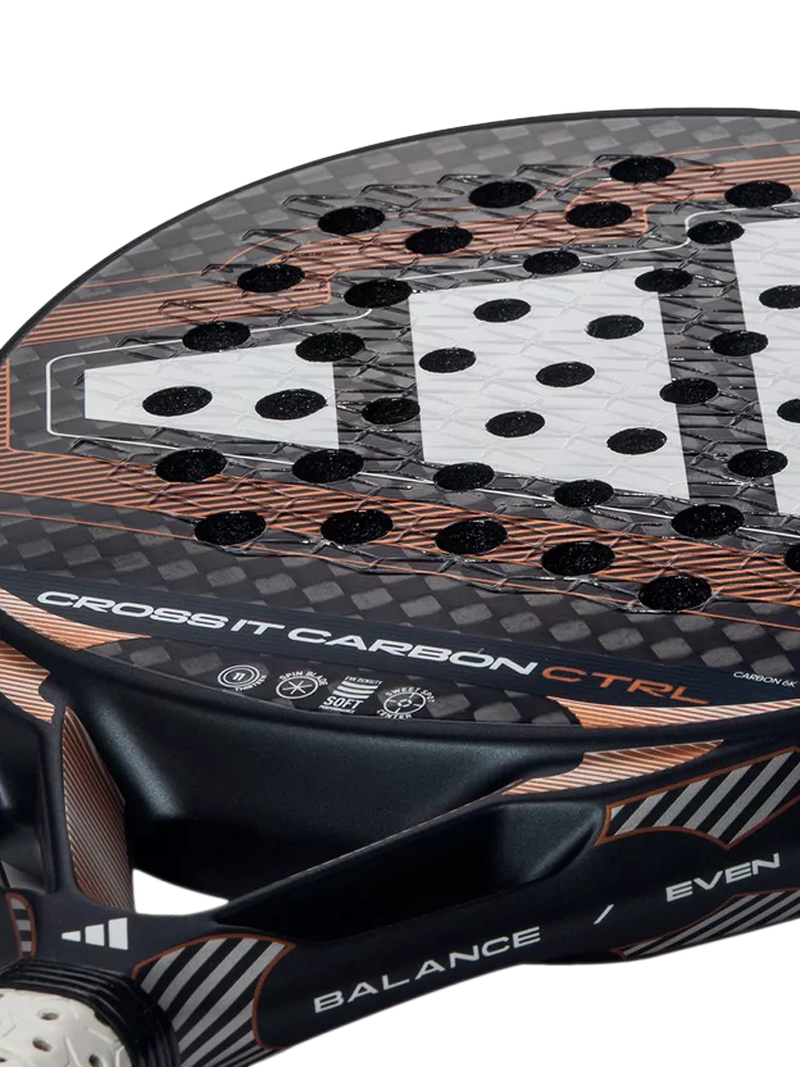 adidas Cross It Carbon Control padel racket, imported from the UK