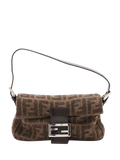 Fendi wool baguette bag brown, UK version