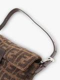 Fendi wool baguette bag brown, UK version