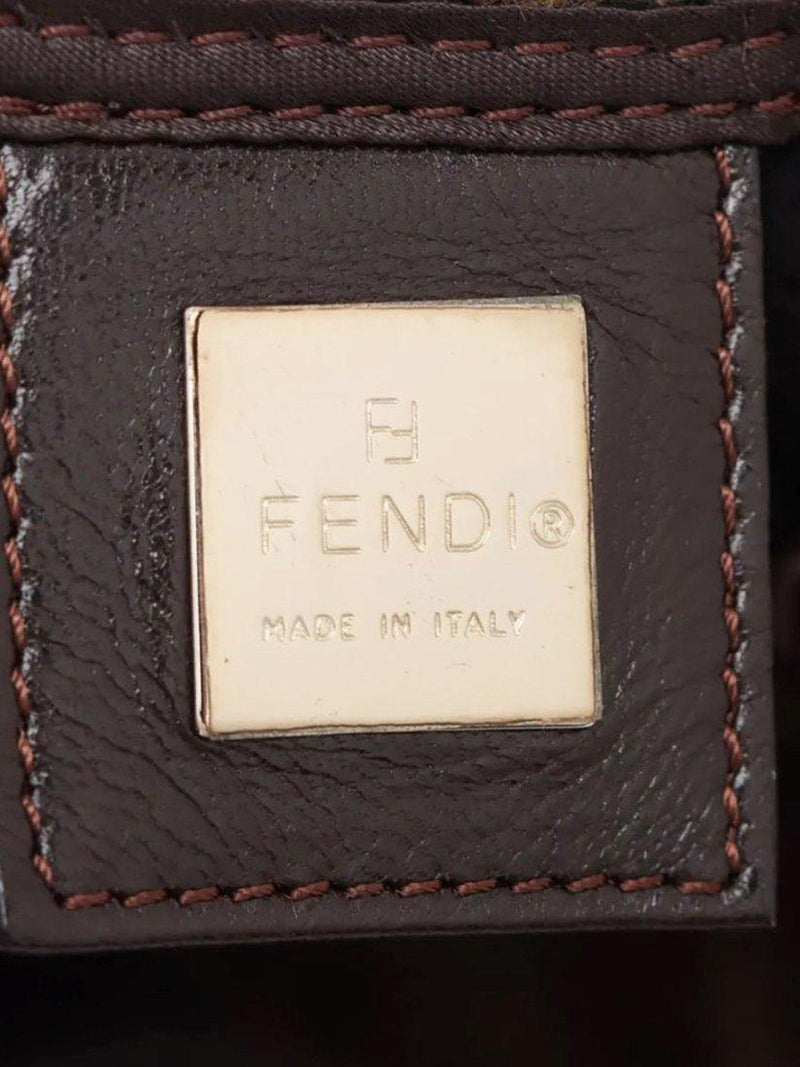 Fendi wool baguette bag brown, UK version