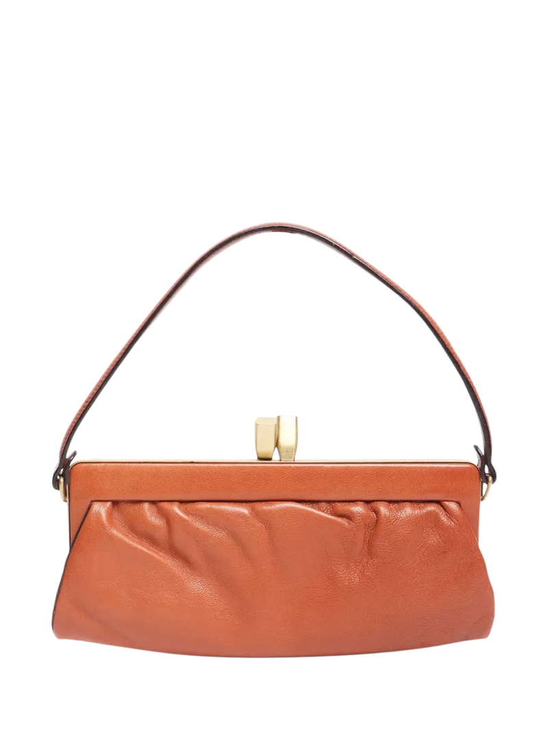 Pre-loved Chloe leather mini bag tan - British product