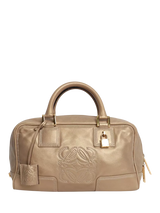 John Lewis LOEWE Amazona Pre-loved Leather Bag, Gold- Buy online at McGrocer