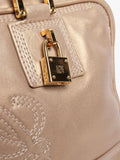 LOEWE Amazona gold leather grab bag pre-owned - British product