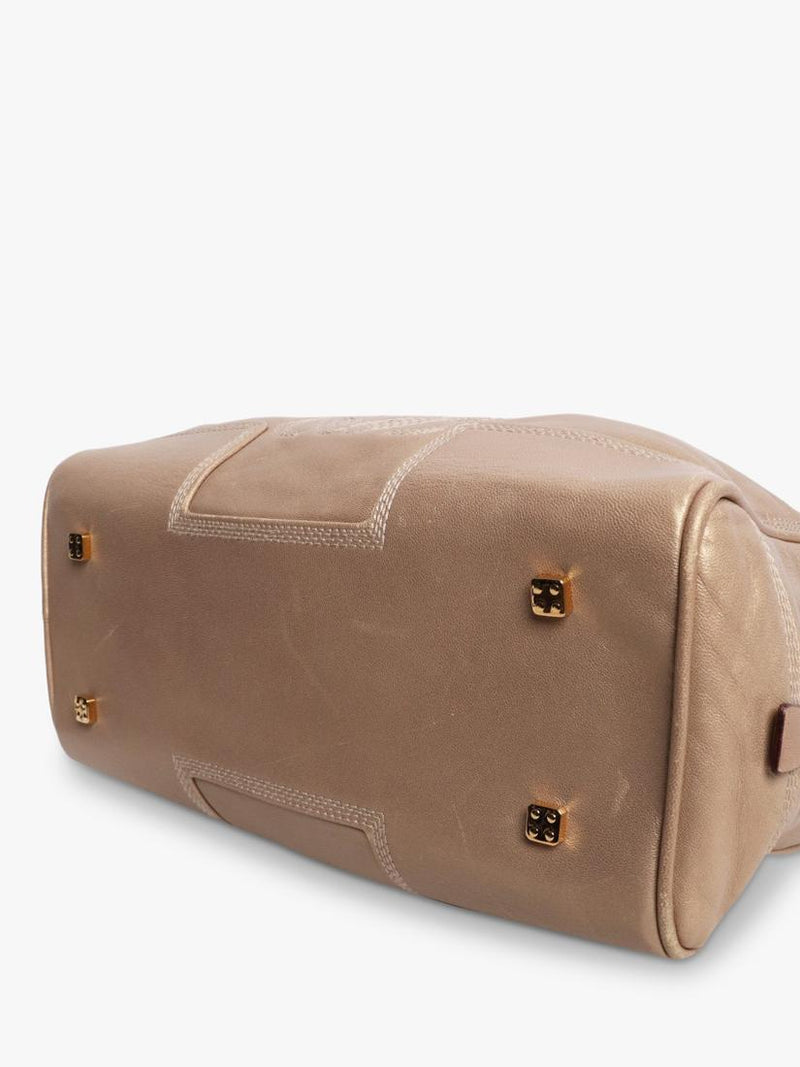 LOEWE Amazona gold leather grab bag pre-owned - British product