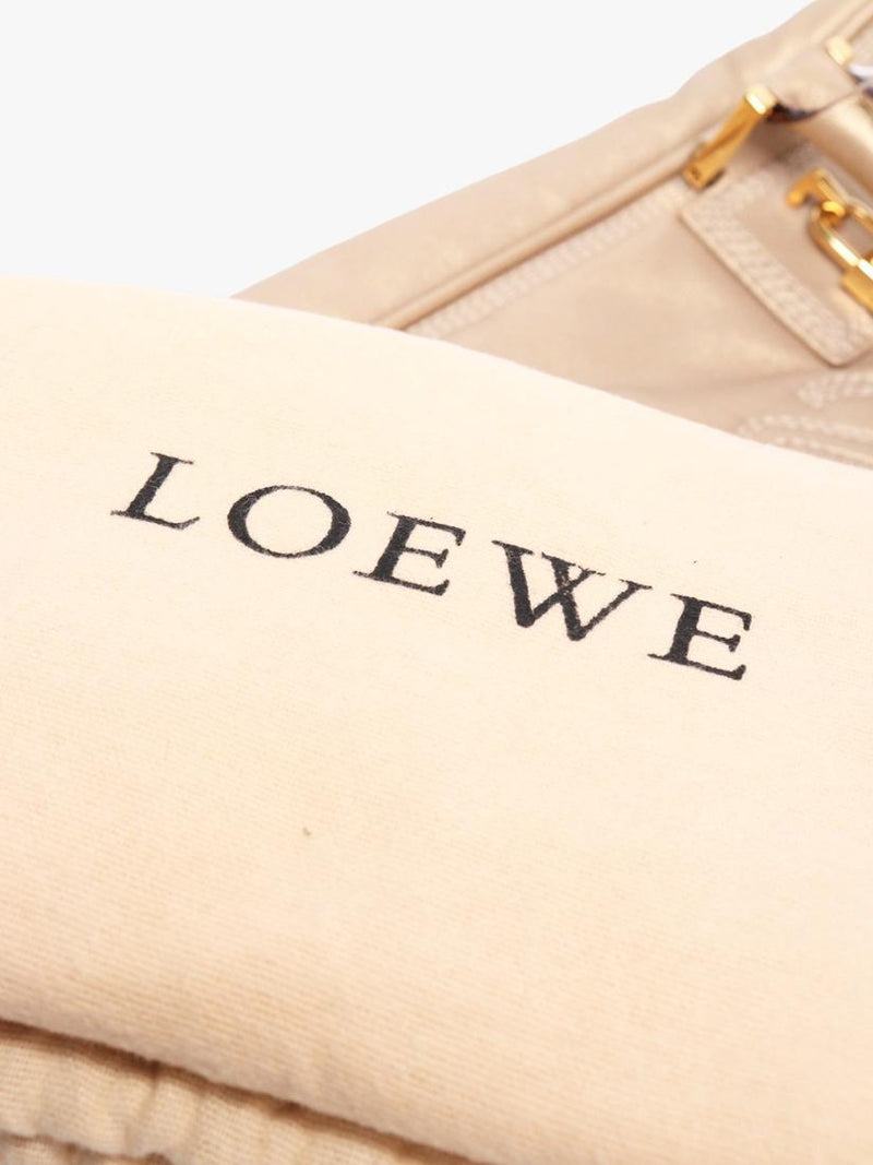 LOEWE Amazona gold leather grab bag pre-owned - British product