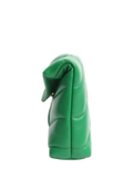 SAINT LAURENT green Loulou quilted leather clutch bag - British product