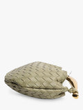 Bottega Veneta Sardine top handle bag sage green lambskin, UK version