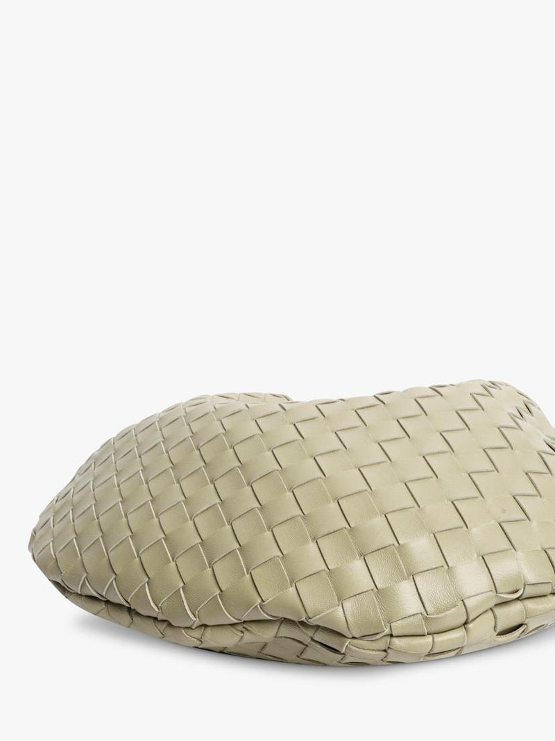 Bottega Veneta Sardine top handle bag sage green lambskin, UK version