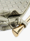 Bottega Veneta Sardine top handle bag sage green lambskin, UK version