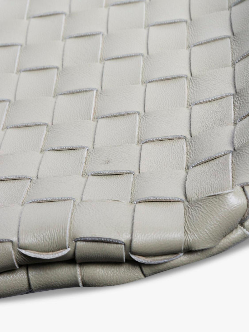 Bottega Veneta Sardine top handle bag sage green lambskin, UK version